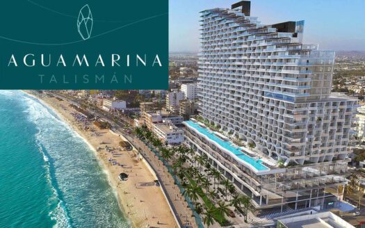 Aguamarina Talismán condominios frente al mar y malecon de Mazatlan