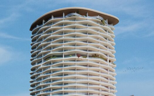 Fachada Roof Top Azora Ocean Front Condominios en el Malecon de Mazatlan en Preventa