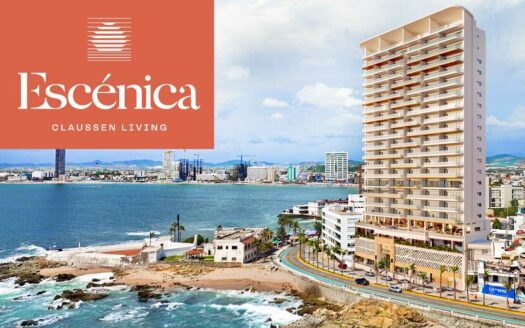 Escénica condominios en paseo causen en malecon de mazatlan en preventa